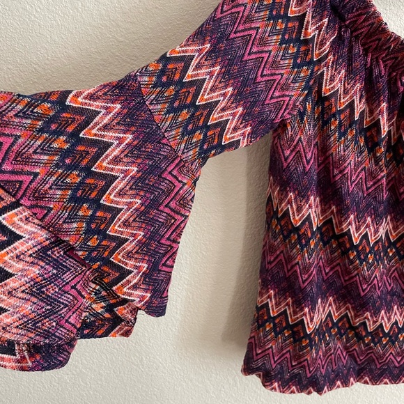 NWT Trina Turk Healsdburg Bell 3/4 Sleeve Size XL Multicolor Top - Picture 7 of 11